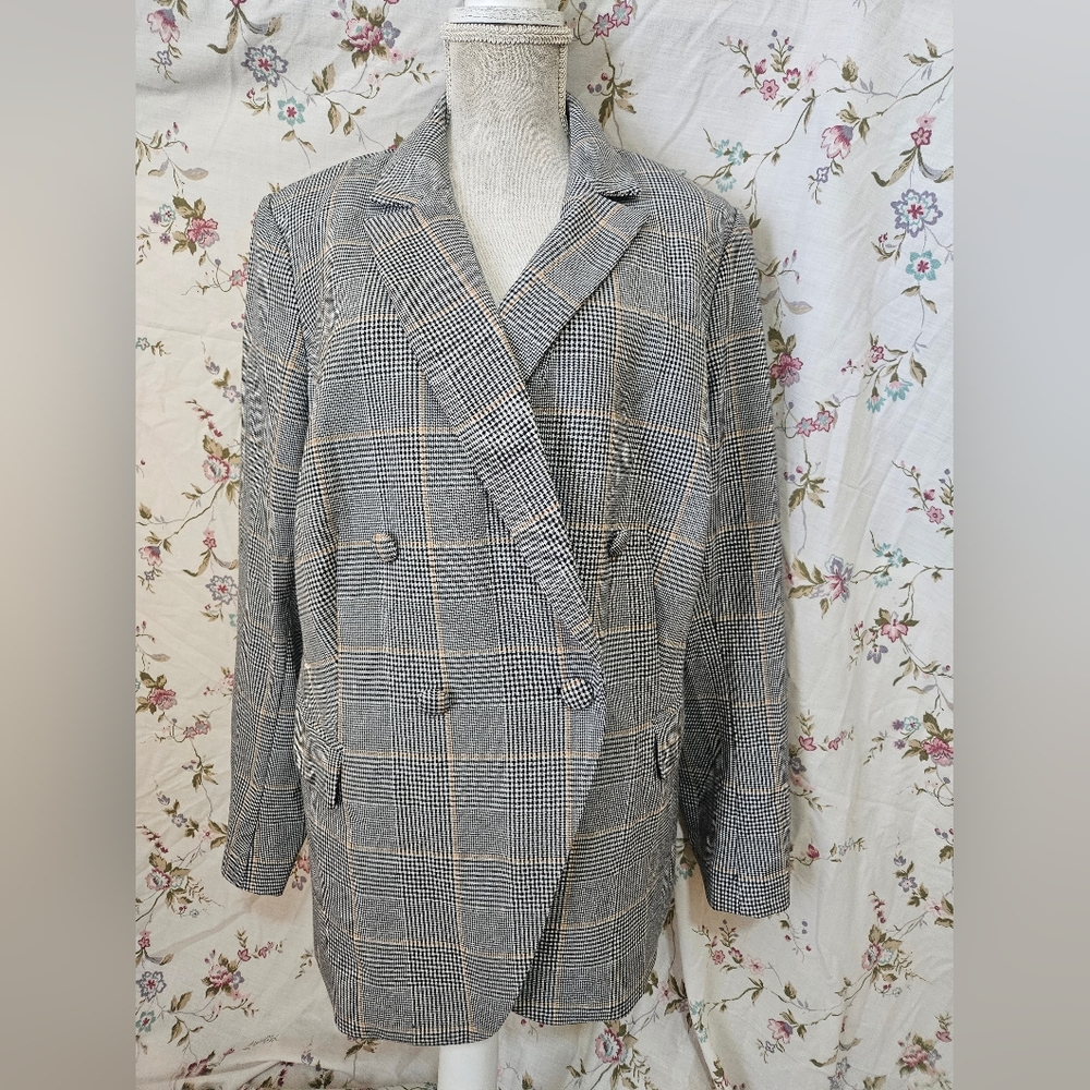 Plaid Blazer